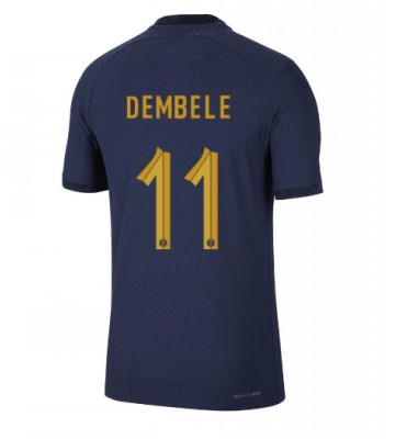 Lacne Muži Futbalové dres Francúzsko Ousmane Dembele #11 MS 2022 Krátky Rukáv - Domáci